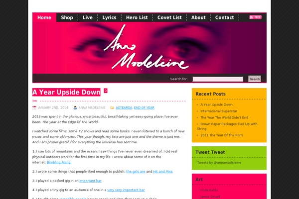 Fancy theme site design template sample