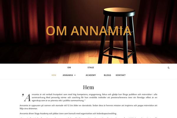 Ashe theme site design template sample