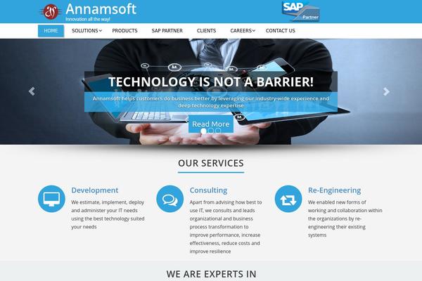Enigma theme site design template sample