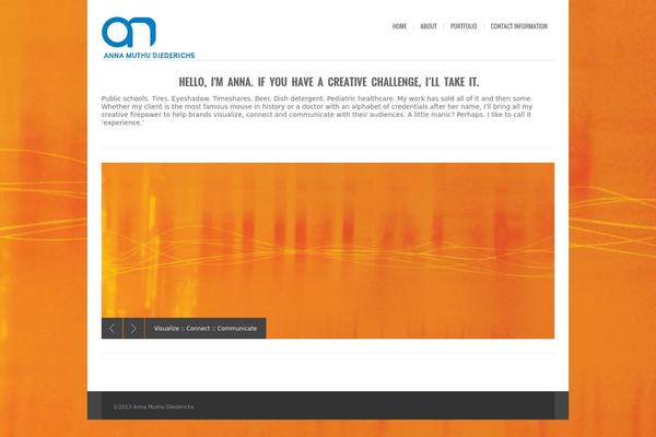 Bigbang theme site design template sample