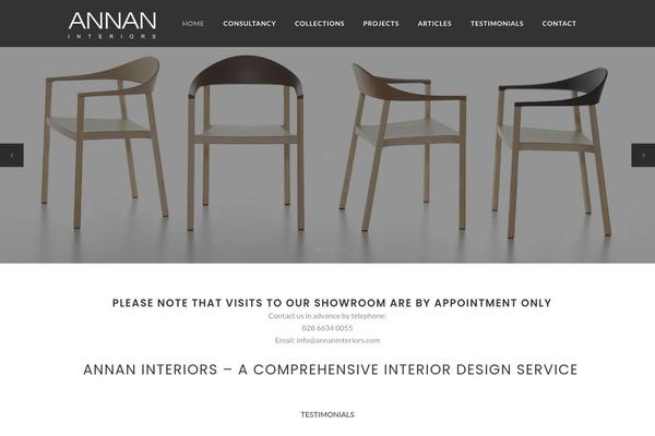 Stockholm Child theme site design template sample