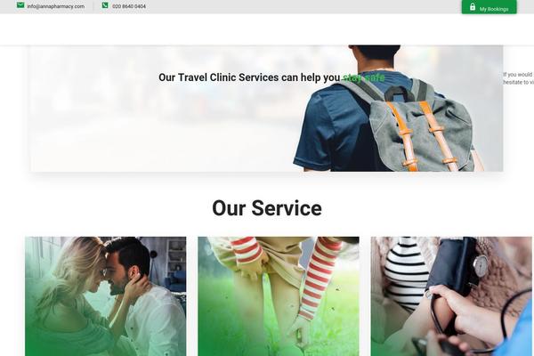 Infinxt theme site design template sample