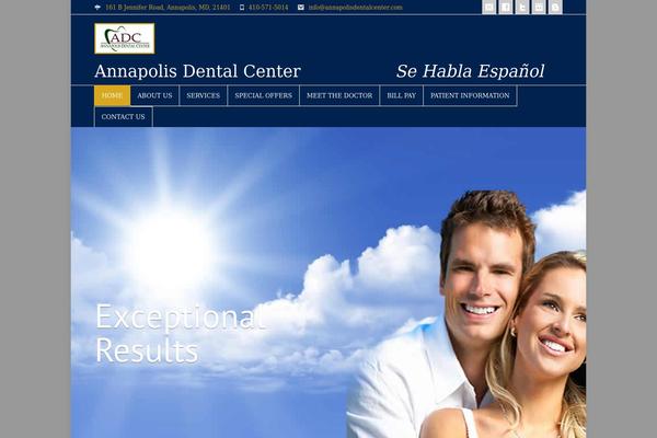 MediCenter theme site design template sample