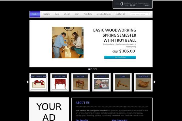 Mazine theme site design template sample
