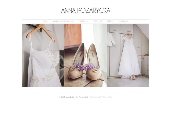 ProPhoto 5 theme site design template sample