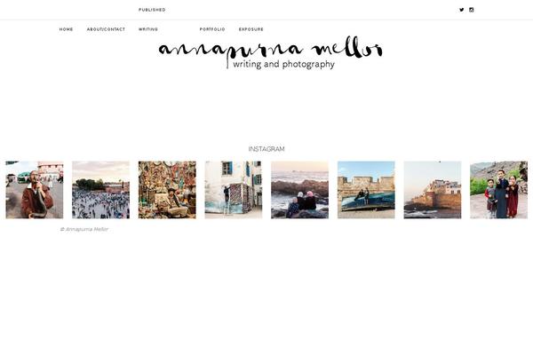 Rosemary theme site design template sample