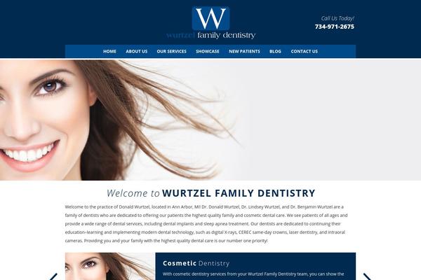 Dentalcmo theme site design template sample