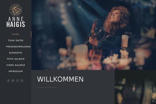 The7 Child theme site design template sample