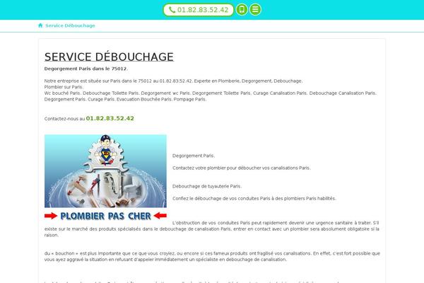 LENS theme site design template sample
