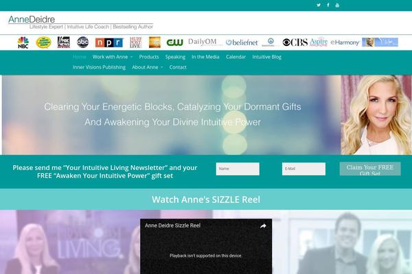 Lifestyle theme site design template sample