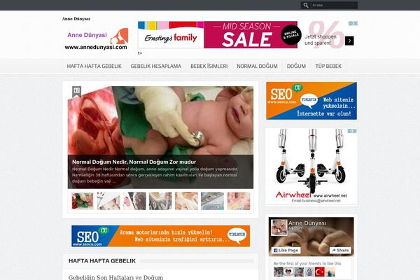 GoodNews theme site design template sample