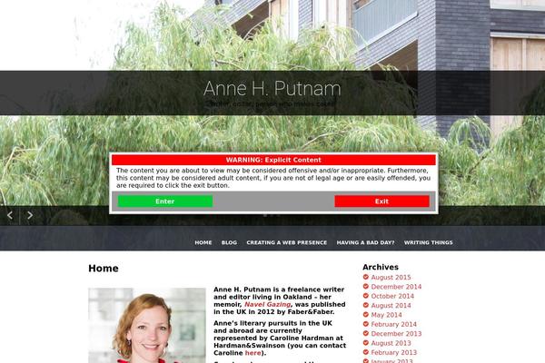 I Am One theme site design template sample