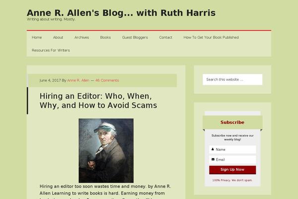 Site using MyBookTable Bookstore by Author Media plugin