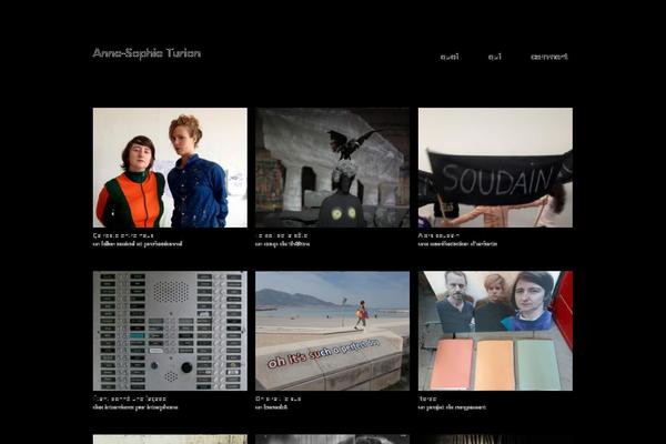 Folio theme site design template sample