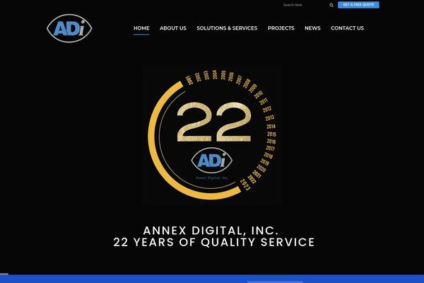 Site using TablePress plugin