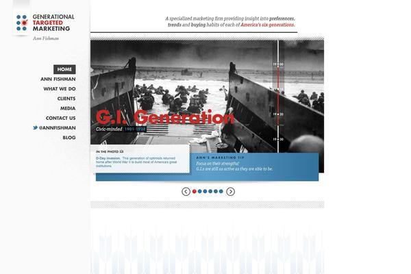 ANN theme site design template sample