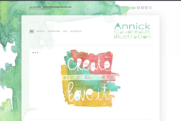 Equilibrium theme site design template sample