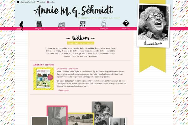 Annie theme site design template sample
