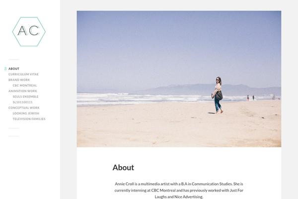 Fukasawa theme site design template sample
