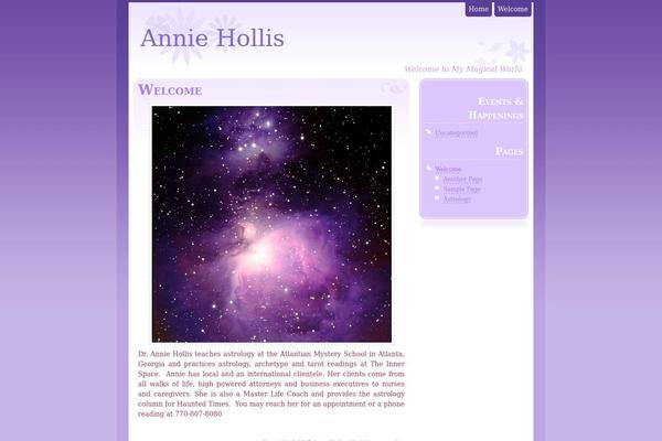 Thistle theme site design template sample