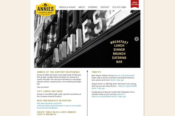 anniescafebar.com site used Annies