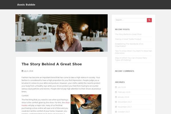 Cara theme site design template sample