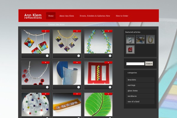 eGallery theme site design template sample