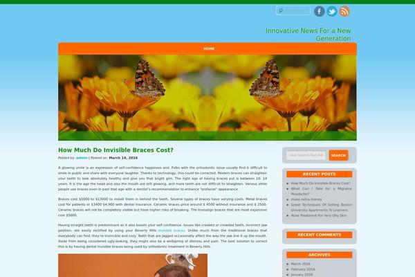 D5 Socialia theme site design template sample