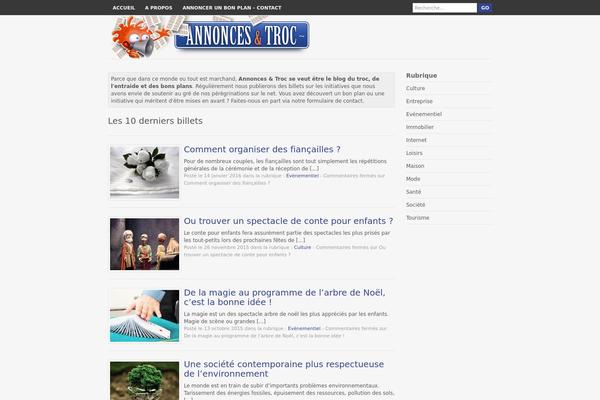 Johannes theme site design template sample