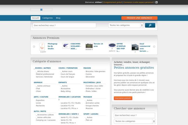 ClassiPress theme site design template sample