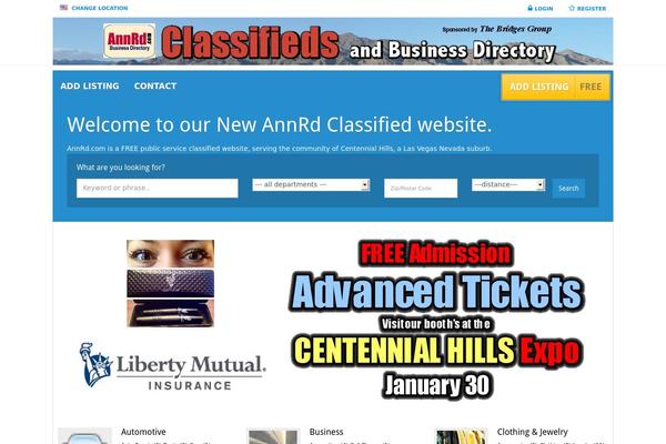 Ct theme site design template sample