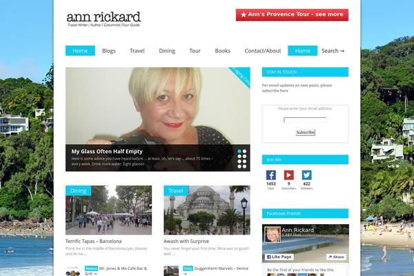 Gonzo theme site design template sample