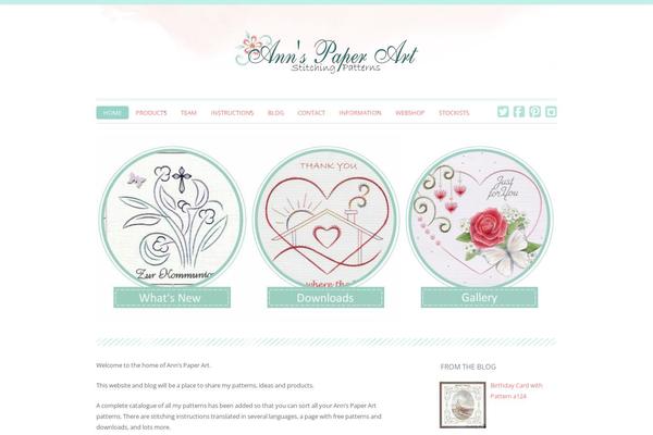 Chamomile theme site design template sample
