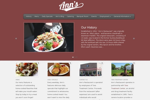Feather theme site design template sample