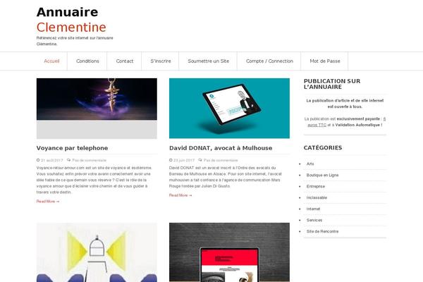 annuaire-clementine.com site used Twenty Minutes