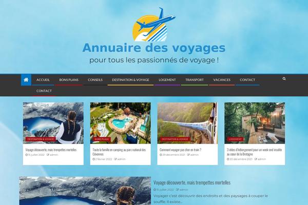 EnterNews theme site design template sample