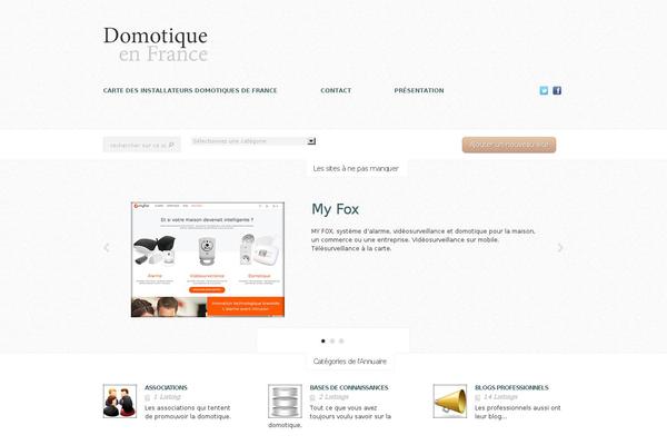 domotiquefrance theme websites examples