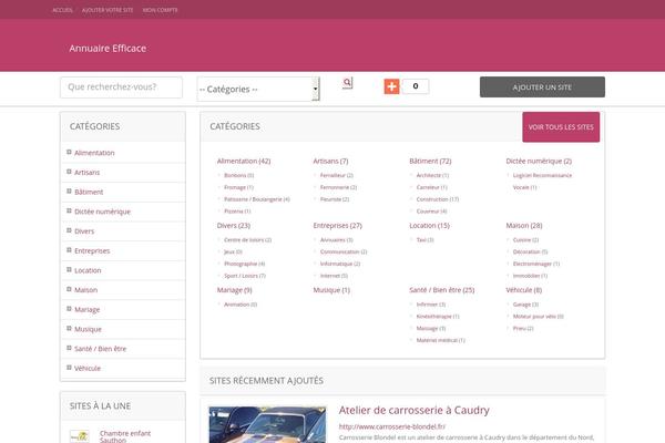 Dt theme site design template sample
