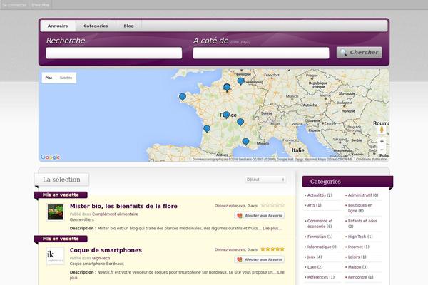Site using Cocorico Social plugin