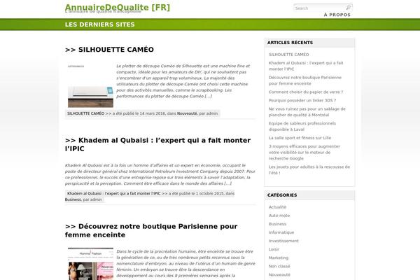 Eco theme site design template sample