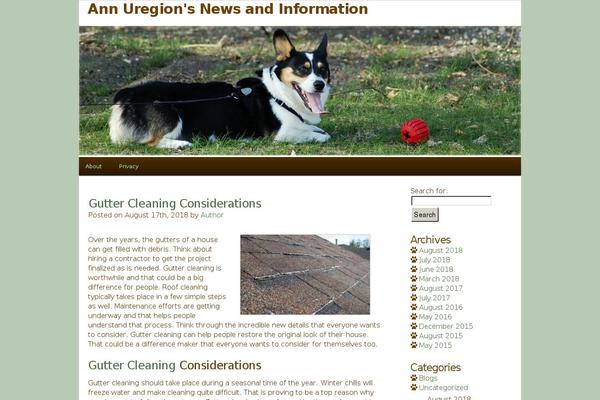 annuregion.com site used Corgi Love
