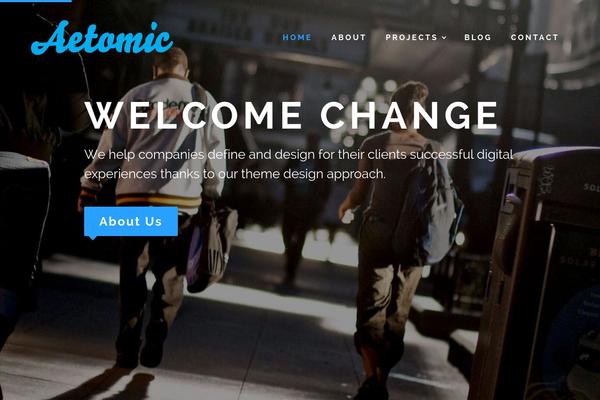 Fuse theme site design template sample