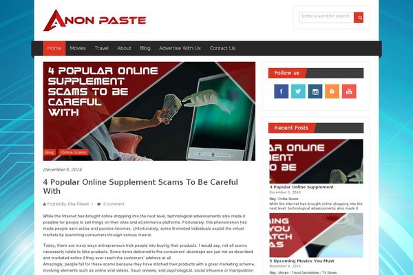 Site using WP Latest Posts plugin