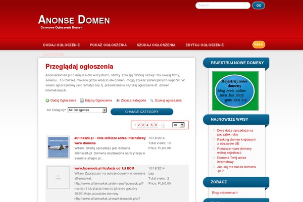 RedBel theme site design template sample