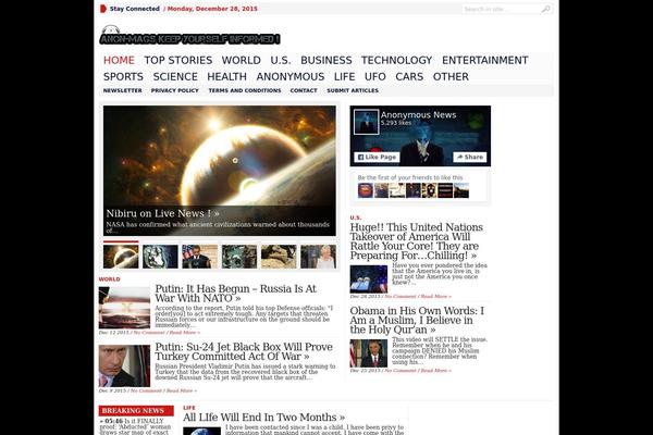 Gloria theme site design template sample