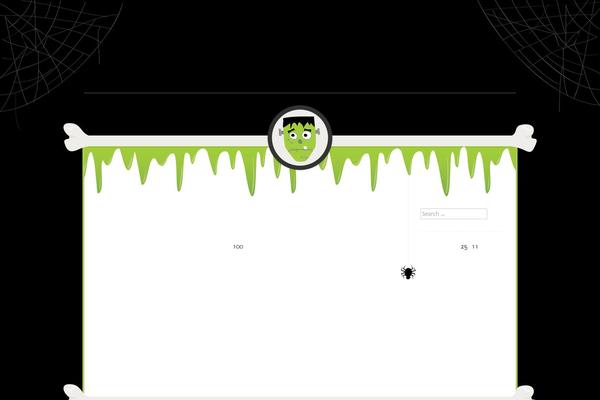 Monster theme site design template sample