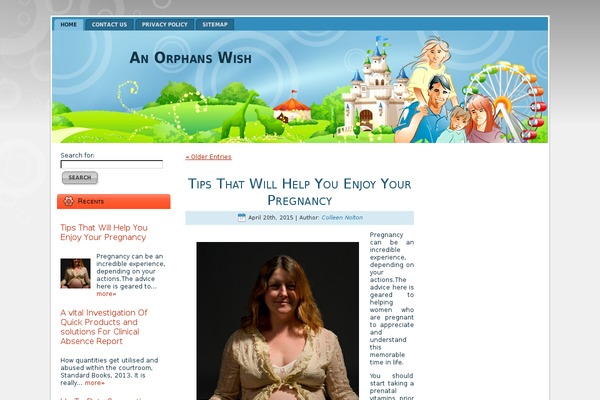 anorphanswish.org site used Familyholiday