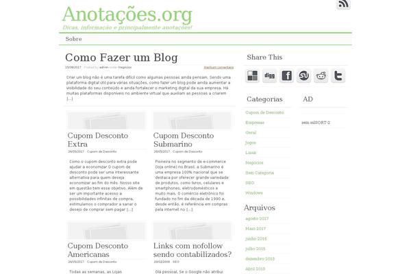 anotacoes.org site used Clear Line
