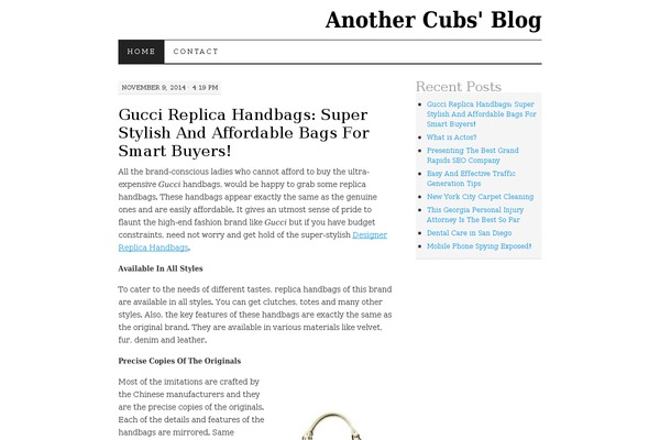 Pilcrow theme site design template sample