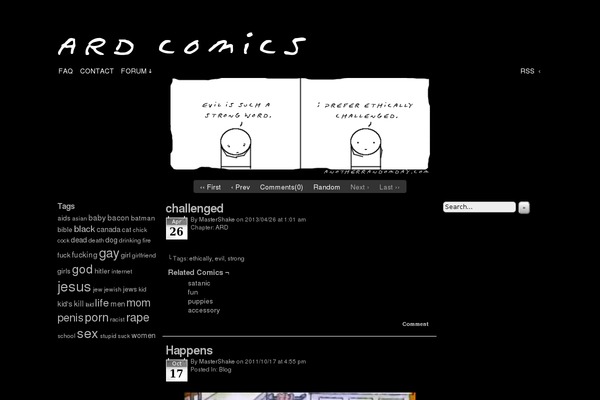 Site using Comic Easel plugin